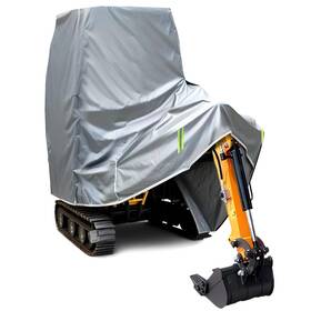 Mrwizms 639393733303 Mini Excavator Cover Waterproof With Reflective Strips Fits 800-1800kg Models