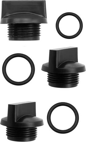 Msaowued 69774 Water Drain Plug Seal And O-ring For 2 Inch Pump - Compatible Replacement Parts