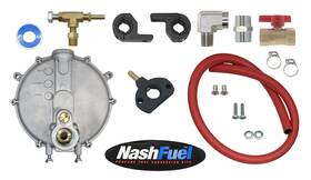 Nashfuel Nf-gen-kit-710-174-bv-gp5500 Propane Natural Gas Conversion Fits Generac Gp5500 Ball Valve Bar Clamps