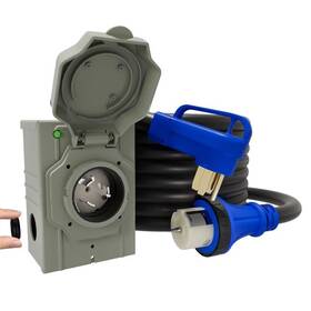 Ningbo Xuanhua 69f351d2dd929b3e29dae2bc 50amp 15feet Generator Cord With Pre Drilled Power Inlet Box 4 Prong 125v/250v