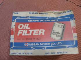 Nissan 15280-w1123 1970-1983 Datsun 240z 280z 280zx L Series Vintage Oil Filter Never Opened Nos