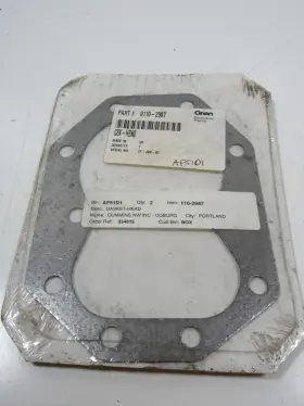 0110-2987 Onan Cylinder Head Gasket Genuine Part #mp6