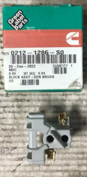 212-1286-s0 Onan Block Assembly Generator Brush