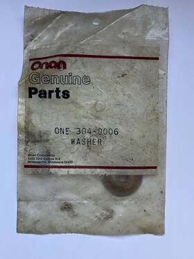 Onan 304-0006 One - Washer Oem Part Nos