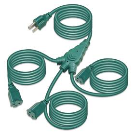 Oskos 082721411778 Extension Cord Splitter 1 To 3 Heavy Duty Sjtw 16/3 Wire 13a/1625w Prong