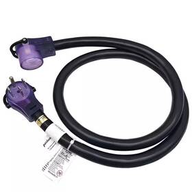 Parkworld 744111024530 6 Ft. 6/3 8/1 50a 125/250v Outdoor Nema 14-50 Rv/ev/generator Extension Cord Bl