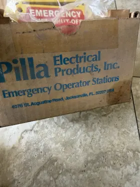 Fs120 Pilla Electronics Emergency Fuel Shut Off Push Button Industrial Safety Switch Nos Fs120 Pilla Electronics Emergency Fuel Shut Off Push Button Industrial Safety Switch Nos