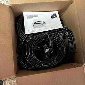 Prop And Scenery Lights Sjtw-3f 485 Feet Cut Lengths Low Voltage Power Cable Outdoor 12 Volt Lighting 18 Awg