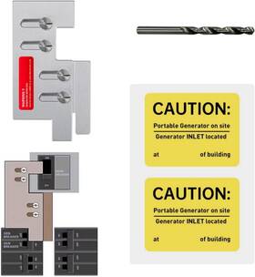 Qyzzrs Qy-05 Generator Interlock Kit For Eaton Cutler Hammer 150-200a Panels 2-1/4 Inch Spacing