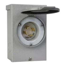 Reliance Controls 313103418444 Power Inlet Box 30 Amp 4 Wire Receptacle Portable Generator Outdoor Wall Plug Reliance Controls 313103418444 Power Inlet Box 30 Amp 4 Wire Receptacle Portable Generator Outdoor Wall Plug