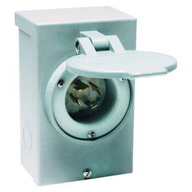Reliance Controls Pb30rc Pb30 Power Inlet Box 30 A 125/250 V Gray