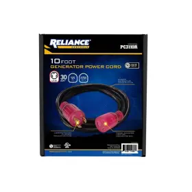 Pc3110r Reliance Controls 10/3 Sjtw 125v 10ft Generator Power Cord