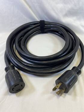 Reliance E244209 4 Prong 30a 10awg 20ft. Generator Power Extension Cord 220