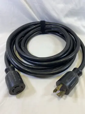 E244209 Reliance 4 Prong 30a 10awg 20ft. Generator Power Extension Cord 220