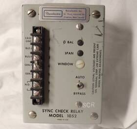 Russelectric 1052-u2 Model 1052 Sync Check Relay Scr 120v Switchgear Transfer Ac