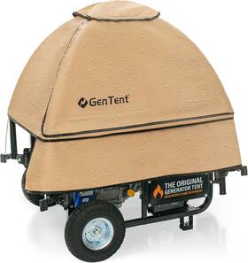 Safety Canopies 445034952933 Open Frame Generator Tent Universal Steel Clamp System Standard Beige