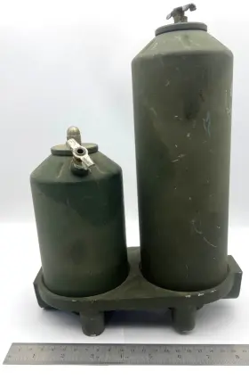 2910-00-085-5598 Southside Machine 70-507-1 Fuel Filter Assembly Used On Mep Diesel Generators Usa
