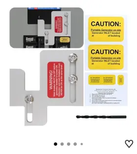 Spzoce 755419018879 Generator Interlock Kit For Eaton Br Series 150-200 Amp Safety Panel Accessory
