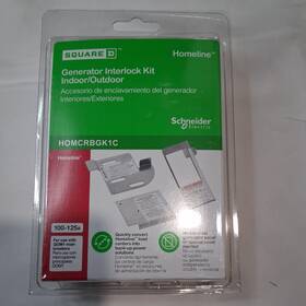 Square D Homcrbgk1c Homeline 100a Load Center Generator Interlock Kit