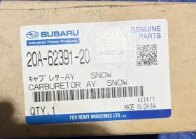 20a-62391-20 Subaru Carburetor Genuine Industrial Power Products Snow Ay