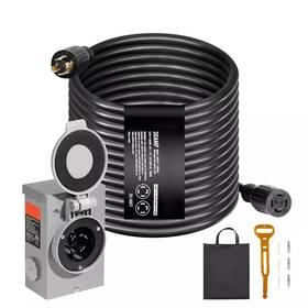 Svopes 445034455434 Generator Cord Power Inlet Box Kit 40 Ft. Stw 30 Amps 125-volt 14-30 Plug C