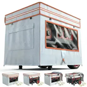 8912-b Tbno Generator Cover While Running - Heavy Duty Waterproof Enclosure For 8912-b Tbno Generator Cover While Running - Heavy Duty Waterproof Enclosure For