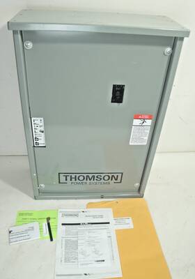 Thomson Power Systems Ts913a0100b Nos Ts 910 Series 3 Phase 100a Automatic Transfer Switch