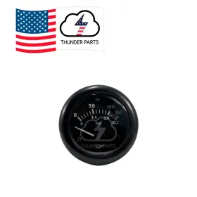 Opg-24v Thunder Parts Oil Pressure Gauge 150 Psi / 10.3 Bar Electrical Meter 24 V