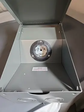 Nema552-50p Tocretare Power Inlet Box -50a 125 V/250v Generator Compatiable Weather Proof