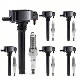 Toranex Tora010-1 Set Of 6 Uf648 Ignition Coil Pack And 97390 Double Iridium Spark Plugs Compatib