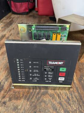 Tramont 1075008 System 2000 Plus Ecm Control Panel Fuel Level Alarm Sensors Generator