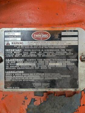 Twin Disc Sp214p0 Mechanical Power Take- Off Sae