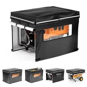 Ue-gc382827-bk Ueakpic Generator Cover While Running 38 Inch L X 28 W 27 H Heavy Duty Outdoor Waterpro
