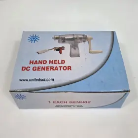 Genh02 United Scientific Hand Held Dc Generator Science Lab Educational Kit Genh02 United Scientific Hand Held Dc Generator Science Lab Educational Kit