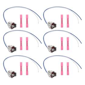 Vehixyntha Xingtxyi378 6pcs Crankshaft Position Sensor And Fuel Injector Connector Wiring Harness Pigt