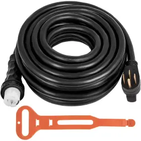 Vevor 726084205611 20 Ft. Generator Extension Cord 250-volt 50 Amp Ul Listed Power W