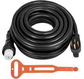 Vevor Fdjycx20ftx50acz1v1 20 Ft. Generator Extension Cord 250-volt 50 Amp Ul Listed W Twist Lock
