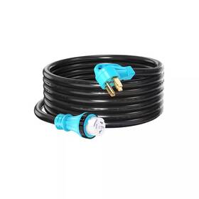 Vrbgify 445038977987 10 Ft. 50 Amp 125/250-volts Stw 6/3 8/1 Awg Generator Extension Cord Twist Lock