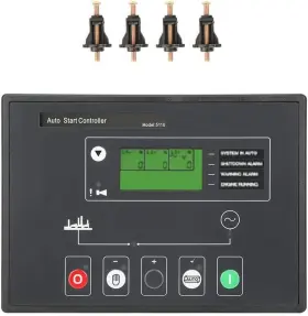 Wal Front 445008189150 Generator Electronic Controller Module Control Panel Lcd Display Manual Start &