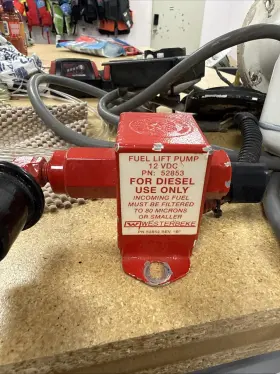 52853 Westerbeke P/n 12v Fuel Pump 52853 Westerbeke P/n 12v Fuel Pump