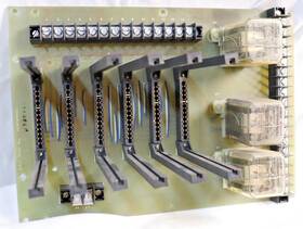 Westinghouse 223p669h03 Pc Board Rack Motherboard 6 Slot 3 Relay Transfer Switch