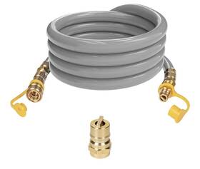 Westinghouse W34ngh15 15ft 3/4 Inch Natural Gas Hose Quick Connect For Grills Heaters Generators