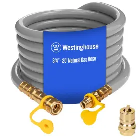 W34ngh25 Westinghouse 25-foot Natural Gas Hose With Adapter 3/4 Inch