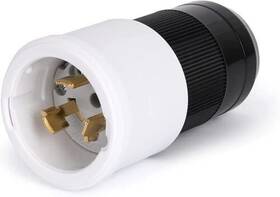 Win-win 755621749097 Co Connector Twist Lock 50 Amp Plug Male 125/250 Vac Generator Power