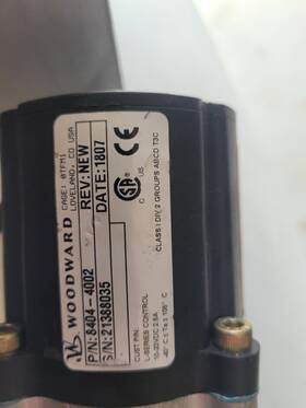 Woodward 8404-4002 Actuator