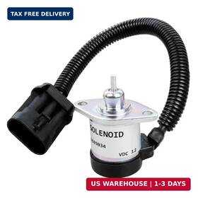 Zysdnmw 6689034 12vdc Fuel Shut Off Solenoid Fit For Bobcat A300 A770 S220 S250 S300 S33