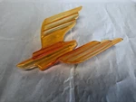 1949 1950 Chevrolet Accessory Amber Hood Ornament, Usa Quality Reproductions Used. Price: $225.00.