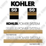 Fits Kohler Power System 50 Decal Kit Generator - 7 Year Outdoor 3M Vinyl! New. Price: $144.95.