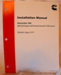 A040Y566 Cummins Onan Installation Manual Dshad Spec D-f Generator Set QSL9-G2 New. Price: $79.00.