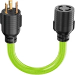 Prong Generator Transfer Switch Adapter Cord, Nema L5-30P L14-30 New. Price: $30.99.